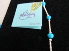 Orit Schatzman  designer   Turquoise   Sterling Silver Necklace  Nwt
