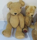 Antique Vintage Stuffed Large Teddy Bears Jointed  Lot Of 5
