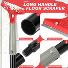 Floor Scraper Long Handle Heavy Duty  30 -58  Long  4  Wide Blade   Razor Bla   