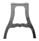 Pair Of Raw New York Cast Iron Industrial Table Legs