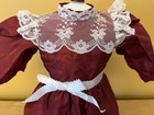 American Girl Pleasant Company Samantha Cranberry Christmas Dress   Ribbon Vguc