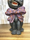 Halloween Bobblehead Nodder Cat Head  Anthromorphic Vintage 1990s Resin