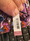 Vera Bradley Outlet Essential Small Bifold Snap Wallet Purple Green Floral Nwt