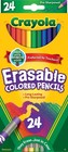 Crayola Erasable Colored Pencils 24 Ct school Supplies For Kids teachers gift 