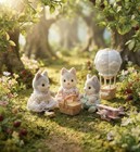 Sylvanian Families Calico Critters Husky Family Elegant Set Postcard Free Ship