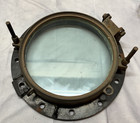 Vintage Antique Large Cast Iron And Bronze brass   Port Hole 16-1 2  -used