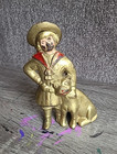 Vintage Buster Brown   Tige Cast Iron Coin Bank