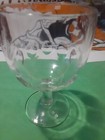2 Vintage 1970 s Schlitz Beer Stemmed Thumbprint 6  Goblet Glass Milwaukees Best