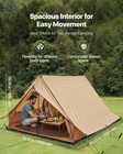 Vevor Cabin Hot Tent With Stove Jack   Ground Mat Lightweight 2 Persons Camping