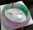 55mm Natural Icy Lavender Jadeite Jade Bangle Bracelet Wide Bracelet Bangle
