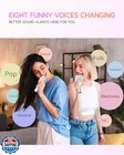 Wireless Bluetooth Karaoke Microphone  5-in-1 Portable Handheld Mic Speaker W