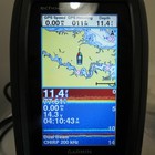 Garmin Echomap 44dv Chartplotter Sonar System W transducer  Bracket  Power Cable