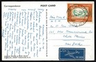 Pakistan 1967 Postcard  Karachi Camel Cart Scene  To Usa  50p Un Emblem