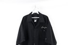 Vintage 90s Sean John Mens Xl Distressed Spell Out Baggy Fit Button Shirt Black