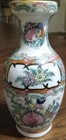 Antique Beautiful Chinese  Colored Enamel Flower  Porcelain Vase Mark