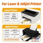 Heat Transfer Paper For Laser   Inkjet Printer 10 Sheets 8 5x11  Light Iron O   