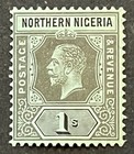 Travelstamps  Northern Nigeria Stamps Sg 48 - 1s Mint Mogh