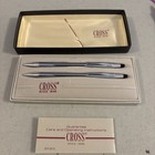 Vintage Cross Century Chrome Pen   Pencil Set W  Box Since 1846 Set Chrome Gr16
