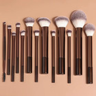 13 Pcs Makeup Brush Set  Dense Bristles  Aluminum Alloy Handle  Suitable For All