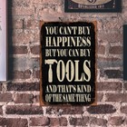 Yoyi Art Funny Metal Garage Signs For Men - You Can Buy Tools Sign  Vintage Tin