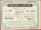 Tunisia Regence De Tunis 20 Centimes 4 11 1918 P 42 Unc Free Shipping From 100 