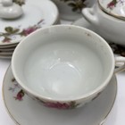 Vintage  Moss Rose Toy Dinner Set 16 Pieces By Cragstan Japan