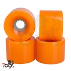 Cal 7 60mm 83a Cruiser Skateboard Orange Wheels  4 Pcs    Abec-7 Bearings 