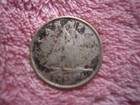 Vtg 1962 Queen Elizabeth Ii Canada Silver 10 Cent Coin Circulated W Nice Patina