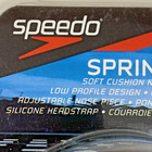 Speedo Sprint Performance Swim Goggles Clear Uv Protection Adjustable Nose Piece