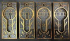 Sargent Arcadian Pattern Sliding Door Double Pocket Door Set Victorian Eastlake
