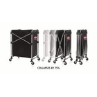 Rubbermaid Commercial 1881749 4 98 Cu Ft  Collapsible X-cart - Black silver New