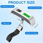 Luggage Scale Digital Travel Portable Electronic Hanging Lcd Weight 110lb 50kg