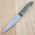 Daggerr Knives Folding Knife 5 False Edge 8cr14mov Steel Dagger Blade Frn Handle