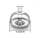 14k White Gold Replacement 1-pair Screw Back For Stud Earrings Top Quality