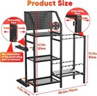 Garage-specific Fishing Rod Rack Holds Up To 18 Rods Three Adjustable Tiers