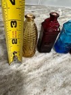 Vintage Wheaton Miniature Glass Bottles Set Of 4
