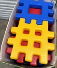 Little Tikes Big Waffle Blocks Jumbo Interlocking Building Blocks Set With Box