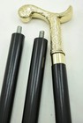 Solid Brass Nautical Walking Stick Cane Indian Rosewood 3 Section Vintage Gift