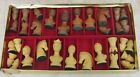 Vtg  the Medici  Sculptured Chess Set Pacific Game Co  Rare -  missing A Bishop 