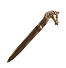 Vintage Style Heavy Solid Brass Equestrian Horse Letter Opener Desk Office  6   