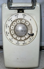 Western Electric Beige Rotary Dial Wall Telephone Usa Vintage 1968 Untested
