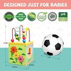 Wooden Activity Cube Educational Learning Toys For Toddlers Kids Baby Gift