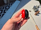 Vintage Wooden Black And Red Genuine Duncan Beginners Yo-yo