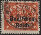 Stamp Germany Official Mi 040-50 Sc O58-68 1920 Dienst Reich Bavaria Wwii Used