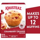 Krusteaz Cranberry Orange Muffin Mix 18 6 Oz Box With Real Cranberries   Orange