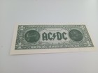 Ac dc Razors Edge Money Talks Angus Young Promotional One Dollar Bill 1990
