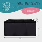 Extra Large Toy Storage Organizer With Lid - Sturdy Collapsible Chest Box Design