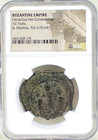 Ad 610-641 Byzantine Empire  heraclius  Her  Constantine  Martina  Ae Follis Ngc
