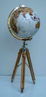 Modern Map Atlas World Globe With Wooden Tripod Stand Globe Floor Decor 18  Big
