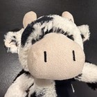 Authentic Jellycat Bashful Calf Medium 12  Black White Cow